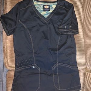 Black Scrub Top